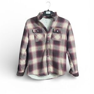 Women’s Matix flannel Sherpa lined 100% cotton shacket